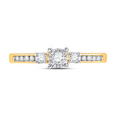 1/6CTW-DIA FASHION RING